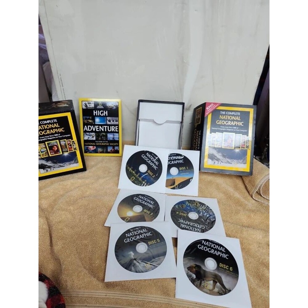 National geographic the complete set Book with 6 dvds